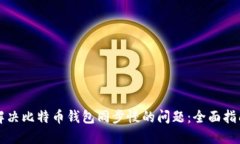 解決比特幣錢包同步慢的